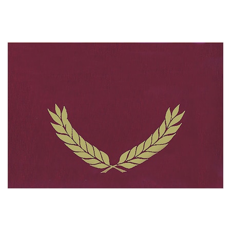 Hayes Gold Foil Stamped Certificate Folders, 10" x 13", Maroon, PK30 VA344